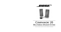 Bose Companion-20 - Owners Guide